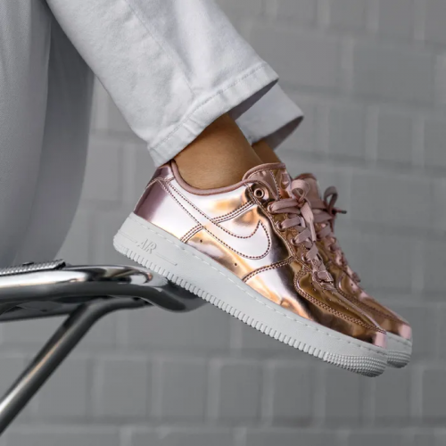 nike air force 1 sp metallic rose gold